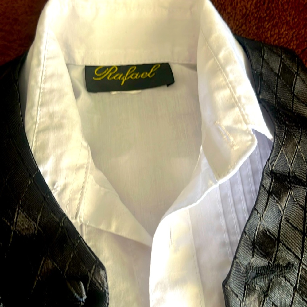 Toddler black suit .